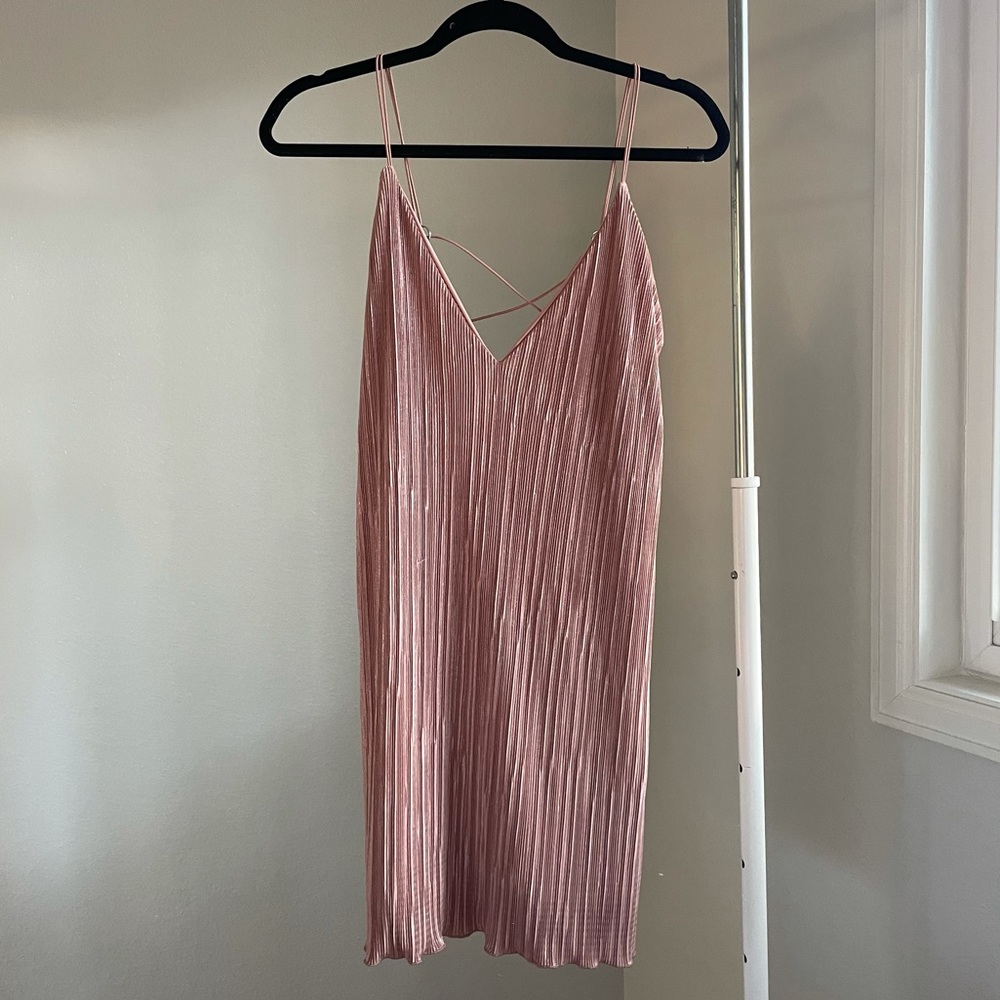 Missguided Pink Mini Dress